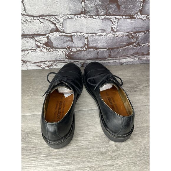 Mephisto Goodyear Welt Black Leather Oxfords Cap Toe Shoes Men’s Sz 8M US/41EU - Picture 6 of 16
